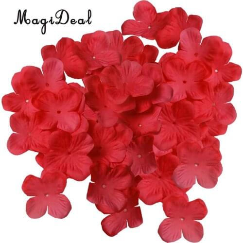 MagiDeal Delicate 500Pcs Artificial Rose Flower Petals Craft for DIY Hair Bow Dress Wedding Party Corsage Flower Garland Decor