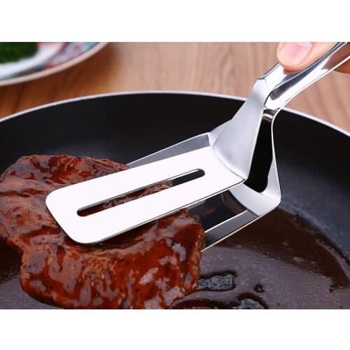 Kitchen BBQ Bread Utensil Set Barbecue Tong Fried Steak Shovel Fried Fish Shovel Clamp Kitchen Bread Meat Clamp Stainless Steel