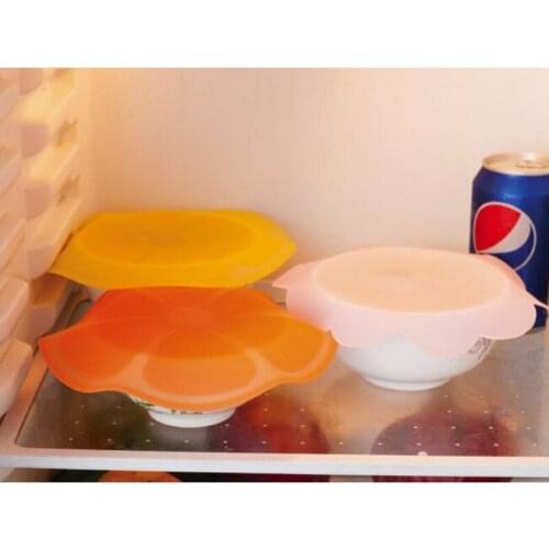 New Silicone Food Wrap Reusable Seal Cover Microwave Oven Cover Food Keep Fresh Storage Cover Kitchen Tools