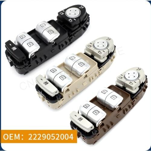 OEM 2229052004 applies to Mercedes-Benz S-Class W222(13-20)/Maybach S-Class X222(2014-) year model left front lifter switch