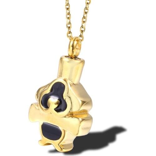 RIR Memorial Jewelry Cremation Necklace Keepsake Memorial Pendant Urn with Chain for Pet Dog Cat Animal Lovers