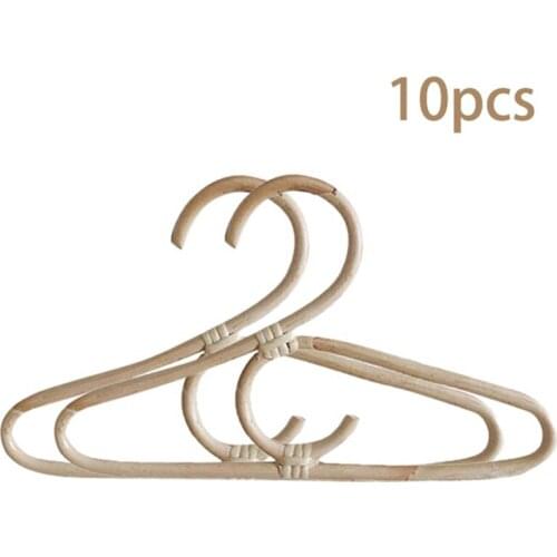 Practical 10Pcs Little Rattan Hanger Set-Perfect As A Baby Shower Gift or for Infant, Toddler and ChildrenS Nursery Decor 31X18