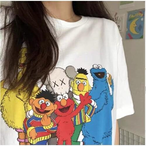 Women Harajuku Oversized T Shirt Streetwear Graphic Female Tee T-Shirt Plus Size Fashion Print Lady T-shirts Top T Shirt