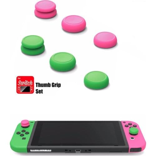 10set Skull & Co FPS Master CQC Elite Set Silicone Joystick stick Cap Cover for Switch Joy-Con NS-Lite Controller Thumb Grip Set