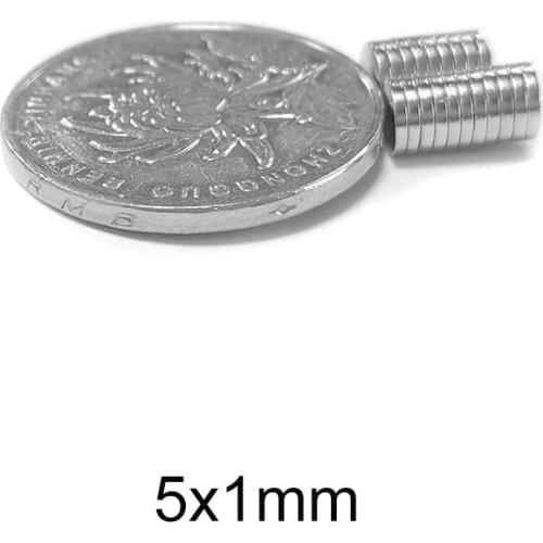 100~3000PCS 5x1 mm Mini Small Circular Magnets 5mmx1mm N35 Neodymium Magnet strong Dia 5x1mm Permanent NdFeB Magnets Disc 5*1 mm