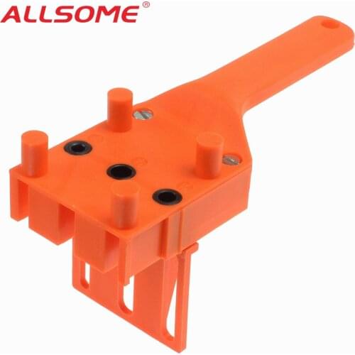ALLSOME 6\8\10mm Woodworking Dowel Jig Drill Guide Metal Sleeve Simple Tool For Woodworking Drilling Handheld Doweling Hole Jig