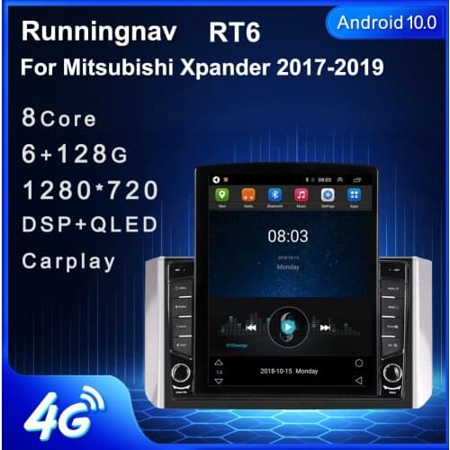 9.7" Android 10.1 For Mitsubishi Xpander 2017 2018 2019 Tesla Type Car Radio Multimedia Video Player Navigation GPS RDS no dvd