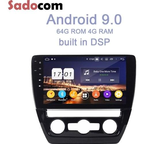 PX6 TDA7851 Android 10.0 car radio 4GB RAM 64GB ROM 8 CORE Car DVD Player GPS Glonass map RDS Radio for VW SAGITAR 2015 2016