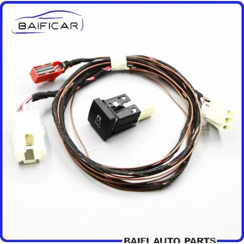 Baificar Brand New Genuine ESP OFF ASR Switch Button With Harness/Cable 5K0 927 117 1KD 927 117 For V.W Jett.a MK5 GOLF 6 MK6