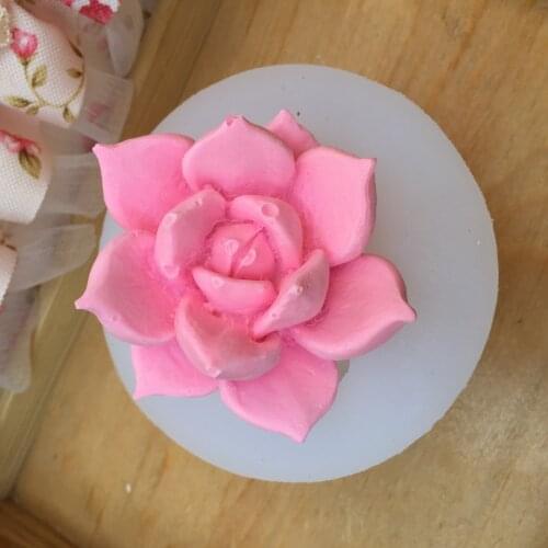 Fleshy Floral Plaster Aromatherapy Silicone Mold