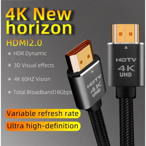 YYTCG HDMI-compatible Cable 4K/60Hz Splitter Cable for Xiaomi Mi Box V2.0 Audio Cable Switch Splitter for Tv Box Digital Cable
