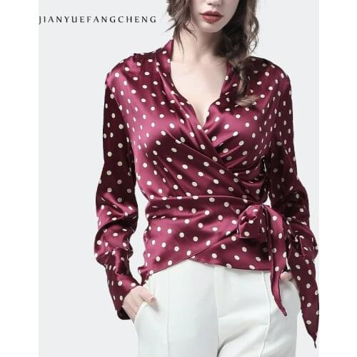 Jianyuefangcheng Burgundy Blouses China