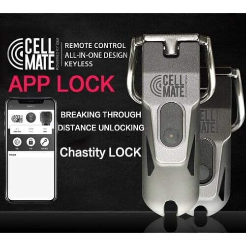 QIUI Chastity Cage SM App Control Chastity Device Cock Penis Ring for Men Men Adult Toys Gay Cock Ring chastity cage Penis Ring