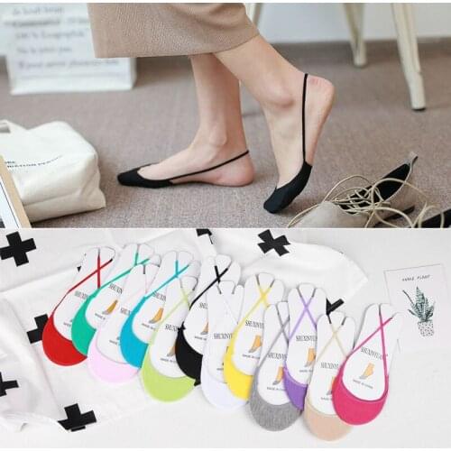 Summer women girl Silica Gel Lace Boat socks Invisible Cotton Sole Non-slip Antiskid Slippers Anti-Slip Sock 3pair=6pcs ws196