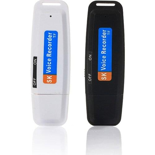 Mini USB Sound Recorder U-Disk Digital Audio Voice Record Pen Charger USB Flash Drive Recorder USB 2.0 Digital Support 32gb Card