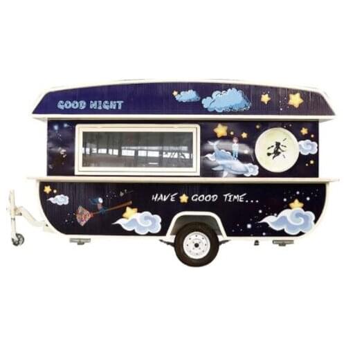 2019 new multifunction 4.2m long mobile food cart fast food tricycles food trucks mobile food trailer