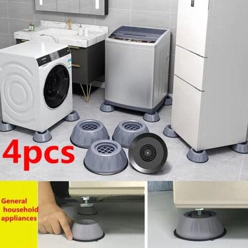 1pc/4pcs Foot Pad Anti-skid Shock-proof Cushion Round Pad For Refrigerator Washing Machine