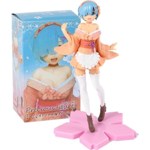 Re:Zero Starting Life In Another World Rem Sakura Image Ver. Precious Figure Collectible Model Toy