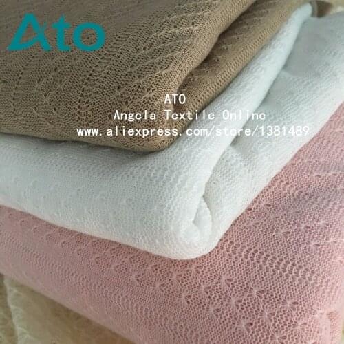 Knit fabrics ,stretch soft jacquard fabrics , width 160 cm