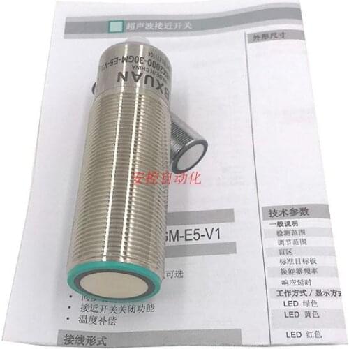 Ultrasonic Ranging Displacement Sensor UBX2000-30GM-E5-V15\UBX2000-30GM-E4-V15