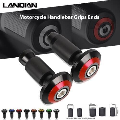 For Honda Motorcycle Handle Bar End Cap Anti Vibration Silder Plug CBR900 RR CBR650F CB650F CBR650R CB650R CBF1000 VFR700 F2