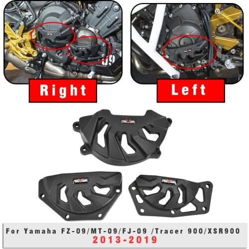 Engine Stator Cover Engine Guard Protection Side Shield Protector for Yamaha MT09 FZ09 FJ09 Tracer 900 XSR900 2013-2019 17 18