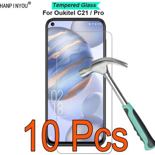 10 Pcs/Lot For Oukitel C21 / Pro 9H Hardness 2.5D Ultra-thin Toughened Tempered Glass Film Screen Protector Protect Guard