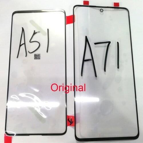 2 PCS Original For Samsung Galaxy A11 A21 A31 A41 A51 A71 A10S A20S A30S A50S A70S A21S 2020 Front Panel Screen Glass Lens