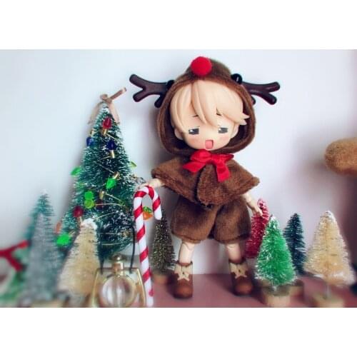 2019 Snow deer clothe set for Obitsu11 OB11 1/12 doll OB11 Doll gsc molly available for cu-poche OB11 accessories doll