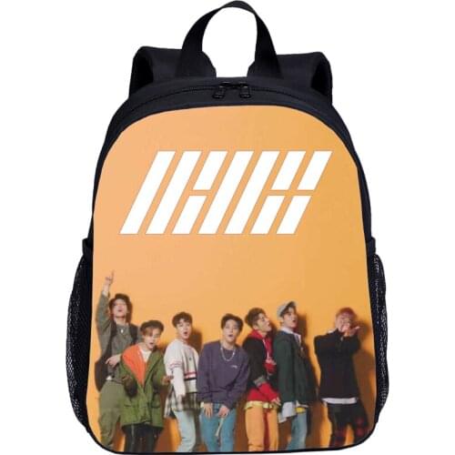 2019 Fashion Kpop IKON Children Backpacks Mini Schoolbag Girls Idol Printing School Backpack Infant School Bags Boys Travel Gift