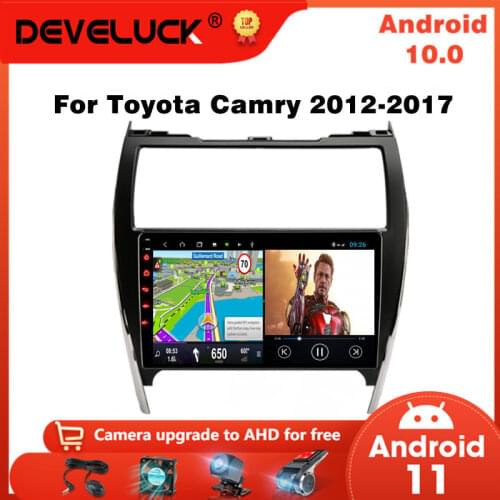 Android 10 4G 2 Din Car Radio For Toyota Camry 7 XV 50 55 2012 2013 2014 - 2017 Multimedia Video Player Navi GPS RDS Stereo DVD