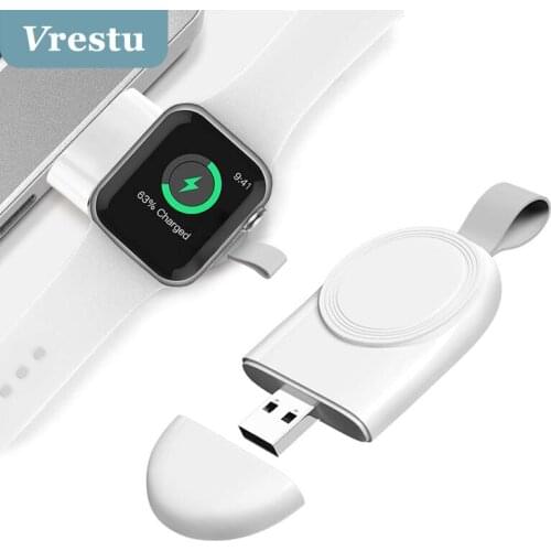 Qi Wireless Charger for Apple Watch 6 5 4 3 SE Series iWatch Accessories Portable USB Charging Dock Station Apple watch Charger