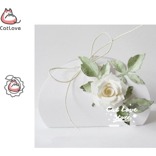 Rose Flowers Metal Cutting Dies Scrapbooking Stencil DIY Decorative Craft Embossing Die Cuts Card Making New Dies For 2019