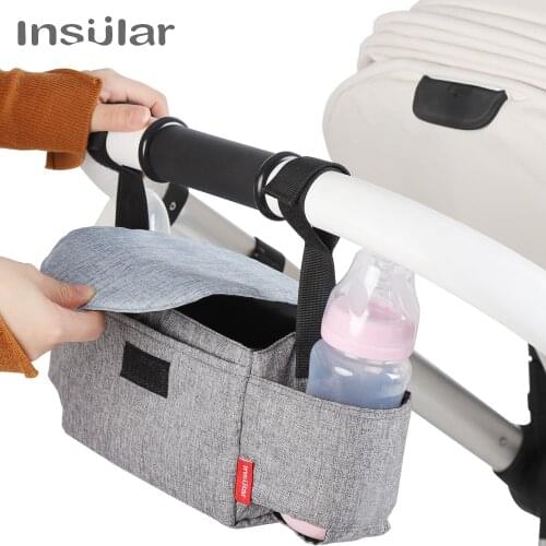 Baby Pram Water Cup Stroller Storage Bag Pouch Stroller Cup Holder Organizer Stroller Diaper Pouch Baby Stroller Accessories Bag