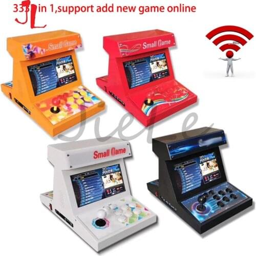 Dubbele vechten bartop arcade mini arcade machine 10.1 inch Dual screen ingebouwde Pandora 12 3188 games support 4 players