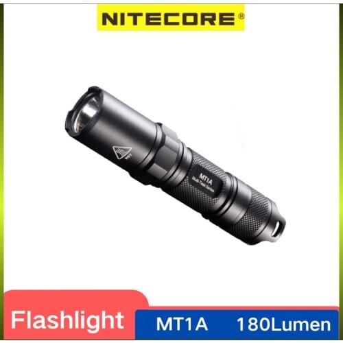 NITECORE MT1A Flashlight 180Lumens 6 Lighting Modes Protable Power By AA Battery Super Bright Mini Led Flashlight For Camping