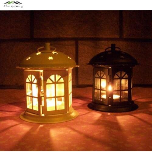 Metal Bird Cage Wedding Candle Holder Lantern Morocco Vintage Small Lanterns For Candles Decorative Cages Moroccan Lamp 020