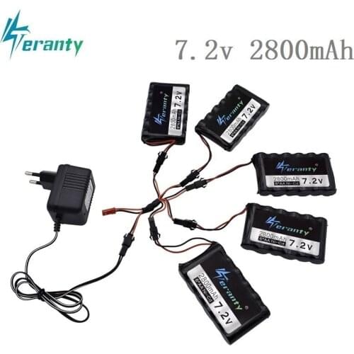 M model) 7.2v 2800mah NIMH Battery pack and Charger for RC toy Car Boat GUN TANK Truck Trains RC toy model 7.2v Ni-MH Battery