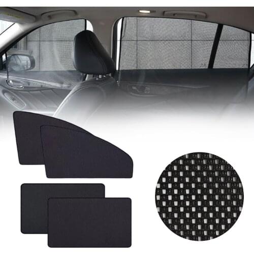 Cartoon Side Window Sunshade Magnetic Front And Rear Window Sunshade Baby Sunscreen Net Heat Insulation Block UV Protection