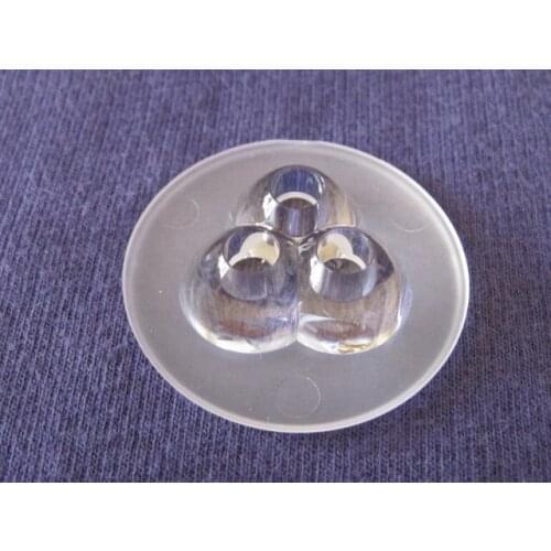 ORE-42 High quality LED Lens 3P, Size:42X10.3mm, Transmittance: 93.%, degree 30, Clean surface, with 1mm step, Materials: PMMA