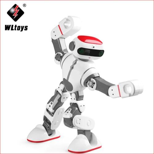 Origial WLtoys F8 Dobi Intelligent Humanoid RC Robot Voice Control RC Robot with Dance/Paint/Yoga/Tell Stories RC Toy Model