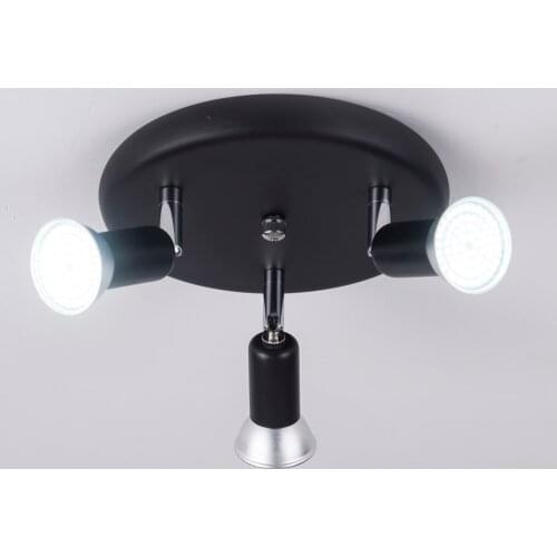 Nordic rotatable led Ceiling Light for dining Living Room kitchen Club Bar Cloth Store led Ceiling lights 3 heads adjustment