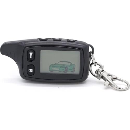 Russian version TW9010 lcd remote for Tomahawk TW9010 TW7000 D700 D900 car remote two way car alarm system