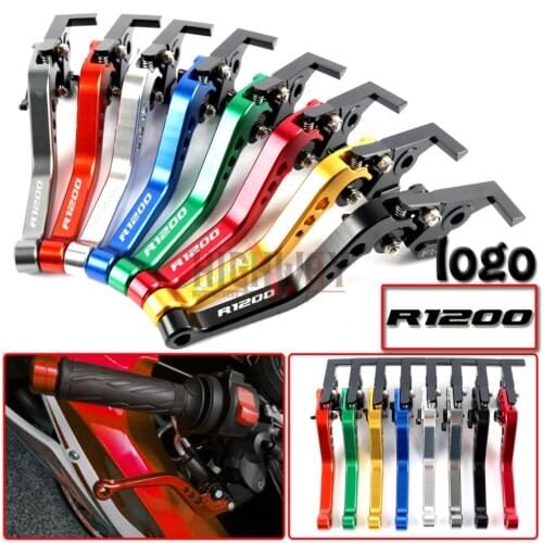 Motorcycle Brake Handle Bar Lever CNC Aluminum Short Adjustable Brake Clutch levers For BMW R1200ST R 1200 ST 2005-2008