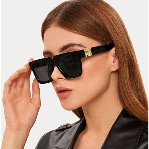 Square Sunglasses Women Male Trendy Vintage Brand Design Gradient Lens Sun Glasses For Female Eyewear UV400