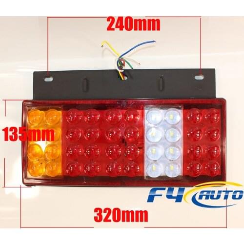 LED 24V Trailer Truck Rear Light Three Color Tail Lamp