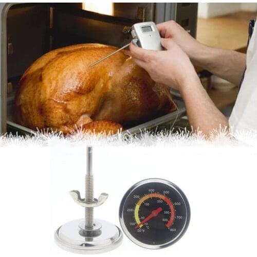 Stainless Steel Thermometer Oven Food Cooking Baking Thermometer Temperature Gauge Household Kitchen BBQ Kitchen Dining Tools