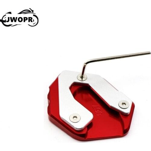JWOPR Motorcycle Side Foot Support Seat Extension Anti-skid Pad Modification Accessories For Yamaha MT09 TRACER MT09 XSR900