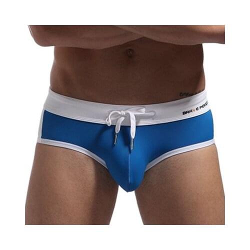 Comfy Swimsuit Sexy Swimwear Men Swim Briefs Pouch Push Up Swimming Shorts Beach Bathing Suit Board Pools Nylon Underwear Brand