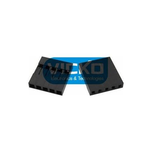 [VK] 100pcs 2.54mm 5Pin Dupont Plastic Shell Head Plug Dupont Housing Pin Header Jumper Wire Housing Connector